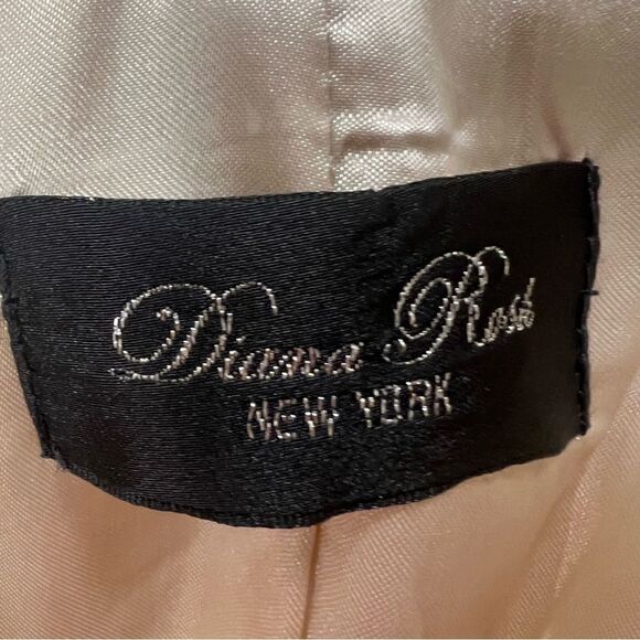 COPY - Diana Rosh fur rosette jacket. Size M - Picture 10 of 10